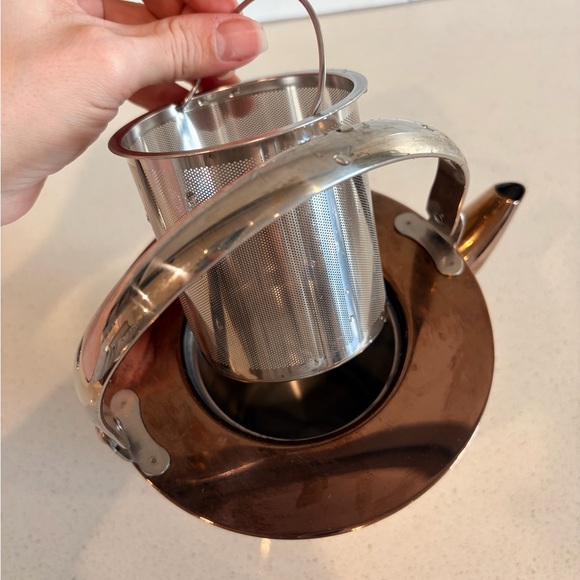 Vintage IL Mulino New York Tea Pot Stainless Steel Infusion - Picture 9 of 10